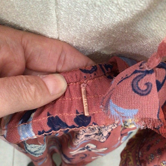 MISA Los Angeles Bardot floral maxi Dress XS - Picture 6 of 11